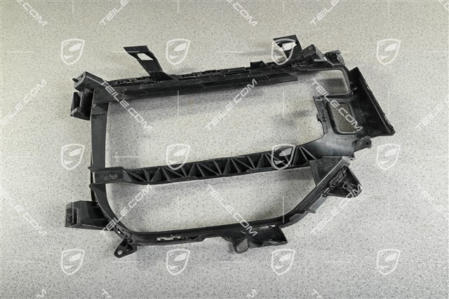 Sport Design, Front bumper, side ventilation grille, Black matte, L