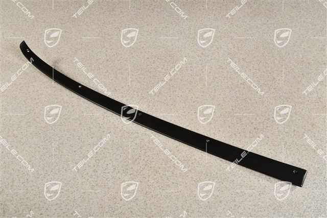 Seitenscheibe Zierleiste, schwarz, Coupe, R