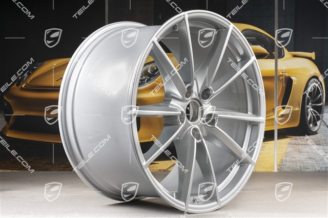 21-inch wheel rim Carrera S, 11,5 J x 21 ET67, Brilliant Chrome finish