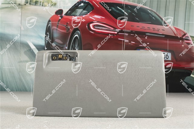 Handschuhkastendeckel, Kunstleder, Graffitigrau