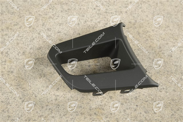 Osłona, Tylna, Sportowa kierownica, Czarna, L