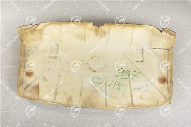 Dywan tylnej ściany / pólki, czarny, system audio ASK, Coupe