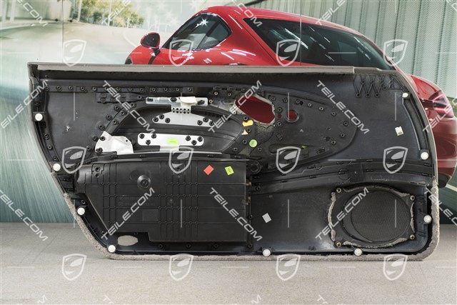 Türverkleidung mit Airbagblende, Klangpaket, Leder, Graffitigrau, R