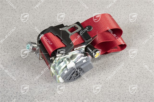 Seat belt / Safety belt, Carmine red, USA, L