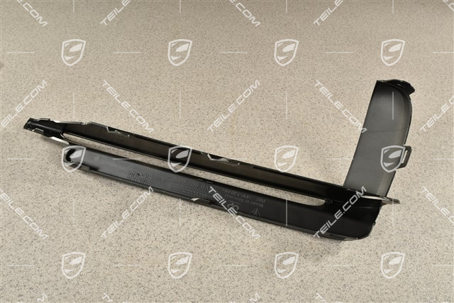 Disc / cover, retaining frame, Upper, Black matte, L