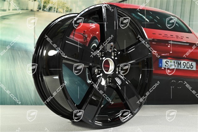 20" Felga Carrera Sport, 8,5J x 20 ET57, czarny wysoki połysk