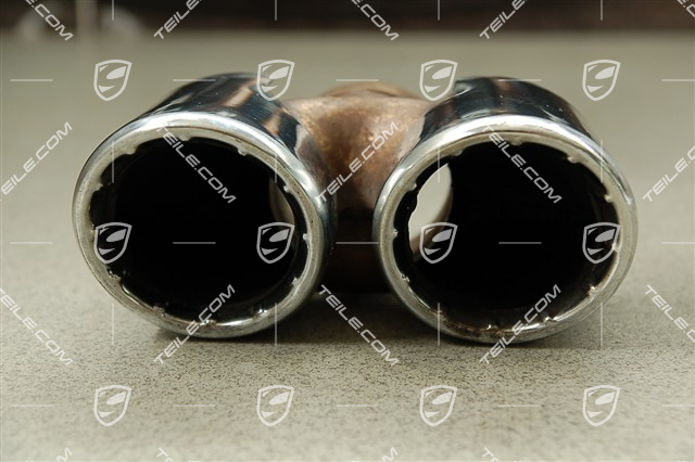 Rura końcowa, podwójna, pakiet Exclusive