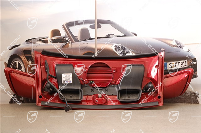 Turbo engine lid, incl. rear spoiler, CONVERTIBLE, complete
