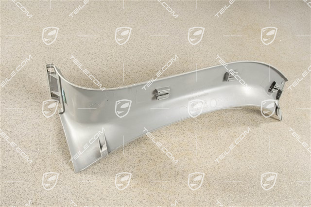 Abschlussleiste, Stahlgrau, R