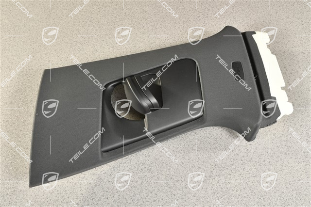 Verkleidung von B-Säule, Schwarz, L