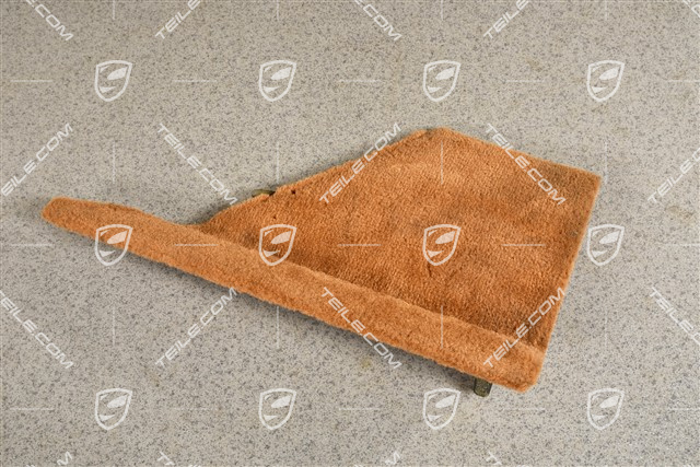 Cover trim, Lateral, Centre console, Natural brown, R