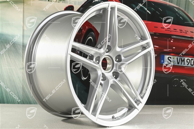 19" Felge Carrera VI, 11J x 19 ET56, Brilliantsilber