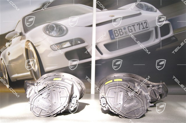 Headlight, yellow, L