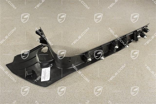 Tapicerka progu, Przednia, czarna, L