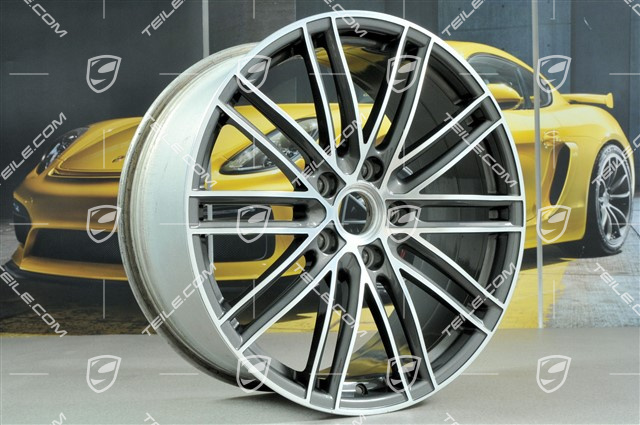 20" komplet felg 911 Turbo IV, 11,5J x 20 ET56 + 9J x 20 ET51, Titan