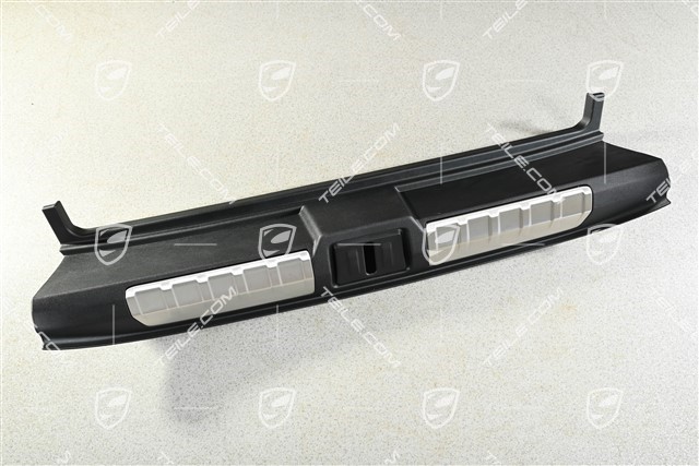 Kofferraum Schlossabdeckung / Schlossträger Blende, Edelstahl