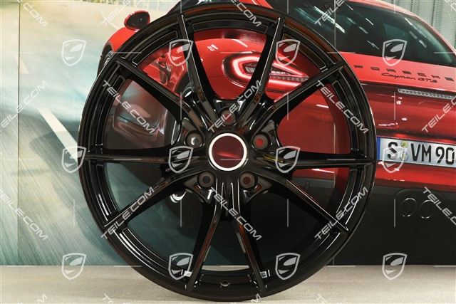 20" Felge Carrera S (IV), 11J x 20 ET78, für Winterbetrieb, C2/C2S, schwarz hochglanz