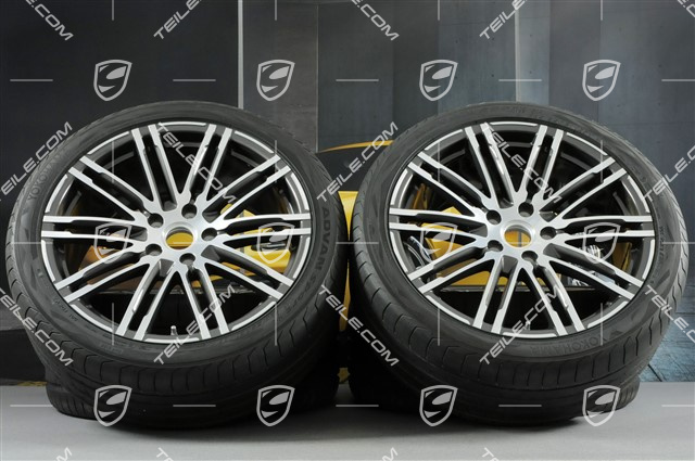 21" Komplet kół letnich Turbo III, felgi 10J x 21 ET50 + opony letnie Yokohama 295/35 R21, bez czujn