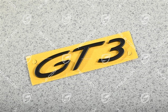Emblemat / napis "GT3" czarny