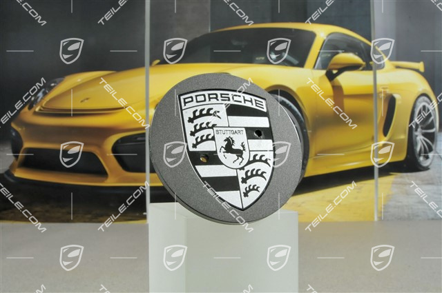 Radzierdeckel, konvex, Titan