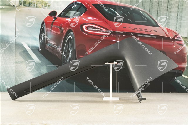 Tapicerka słupka-A, część dolna, Czarna, R