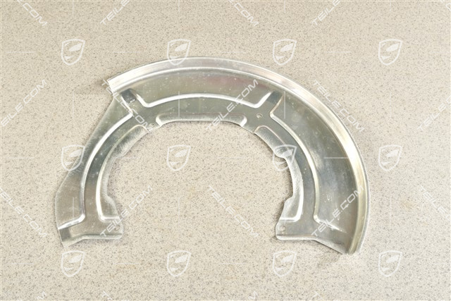 Rear axle disc brake protective plate, PCCB, L