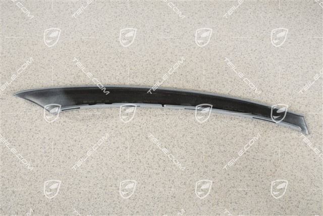 Front bumper disc / trim, lacquered, upper, L
