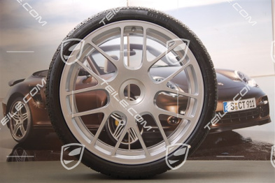 19" Komplet kół zimowych RS Spyder, felgi na centralną śrubę 8,5J x 19 ET56 + 11J x 19 ET51, opony 235/35 R19 + 295/30 R19, bez czujników RDK
