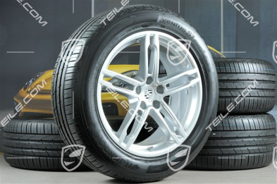 19" "Macan Turbo" Sommerräder Satz, Felgen 8J x 19 ET21 + 9J x 19 ET21, Sommerreifen Hankook Ventus S1 evo2 235/55 R 19 + 255/50 R 19, mit RDK-Sensoren