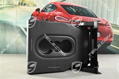 Rear seats Armrest, smooth leather Black