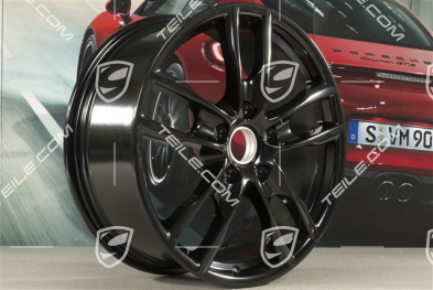 19-inch wheel Boxster S III, 8J x 19 ET57, black highgloss