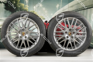 20" Winterräder Satz "RS Spyder Design" Facelift 2014->, Felgen 9J x 20 ET57 + Dunlop Winterreifen 275/45 R20, mit RDK-Sensoren
