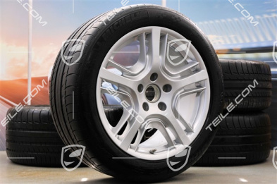 19" Panamera Design Sommerräder Satz, Felgen 9J x 19 ET 60 + 10J x 19 ET61 + Michelin Reifen 255/45 R19+285/40 R19, mit RDK-Sensoren