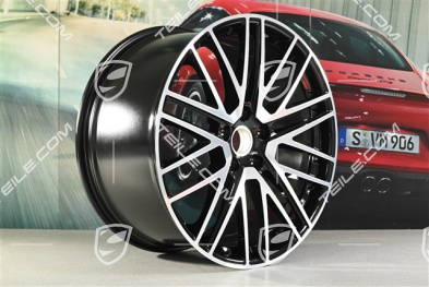 22" Felga Turbo Design, 11,5J x 22 ET61, czarny wysoki połysk