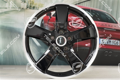 20-inch wheel, Sport Classic, 9,5J x 20 ET65, black high gloss