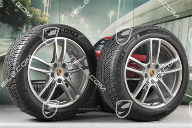 20-inch Cayenne COUPE Sport winter wheel set, rims 9J x 20 ET50 + 10,5J x 20 ET55 + Michelin winter tyres 275/45 R20 + 305/40 R20, with TPMS