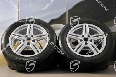 19" Koła letnie Cayenne Design II, 4x felgi 8,5 J x 19 ET 59 + 4x opony 265/50 R 19 110Y XL, bez czujników ciśnienia RDK