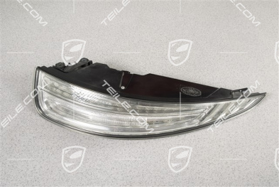 Rear light, in clear glass look (white), R