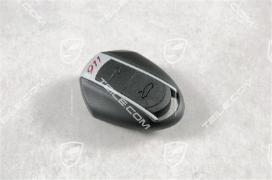 Design Key Head Remote Housing, with Porsche crest and "911" logo