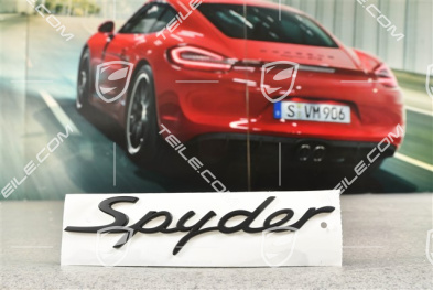 Badge / Emblem "Spyder" Black