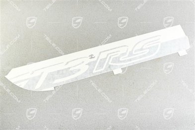 Dekorstreifen / Dekorfolie Schriftzug / Logo / Aufkleber, Seitlich, GT3 RS, Schwarzmatt, R