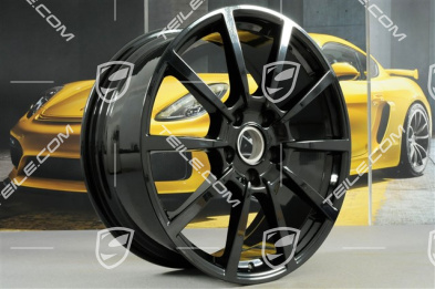 20" Felge Carrera Classic (II), 8,5J x 20 ET49, schwarz hochglanz