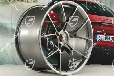 21-inch wheel rim GT3, 12J x 21 ET45, dark silver