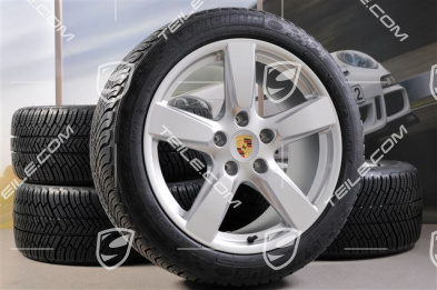 19" Koła zimowe komplet, Cayman S, 8J x 19 ET57 + 9,5J x 19 ET45, opony Michelin Pilot Alpin 4 235/40 R19 + 265/40 R19, z czujnikami ciśnienia RDK