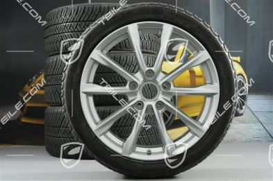 19-inch Boxster S winter wheels set, rims 8J x 19 ET57 + 10J x 19 ET45 + Michelin Pilot Alpin 4 winter tires 235/40 R19 +265/40 R19
