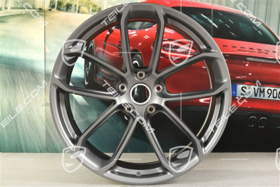 22" GT Design Felge, 11,5J x 22 ET52, Vesuvgrau