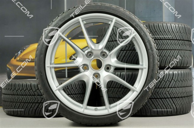 20" Carrera S (III) winter wheel set  wheels 8,5J x 20 ET51 + 11J x 20 ET52 + NEW Michelin winter tyres 245/35 ZR20 + 295/30 ZR20, with TPMS.