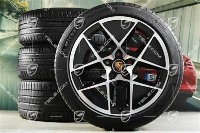 20" Turbo Sport Aero Sommerräder Satz, Felgen 9J x 20 ET54 + 11J x 20 ET60 + Michelin Sommerreifen 245/45 R20 + 285/40 R20