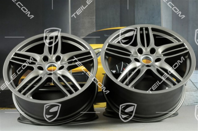20" Komplet felg Sport Design, 8,5J x 20 RT51 + 11J x 20 ET70, platynowy-satyna