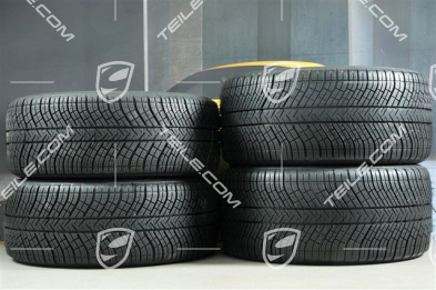 20-inch winter wheels set "Exclusive Design", rims 9,5 J x 20 ET71 + 10,5 J x 20 ET71 + Michelin Pilot Alpin 4 winter tires 275/40 R20 + 315/35 R20, Platinum (satin)